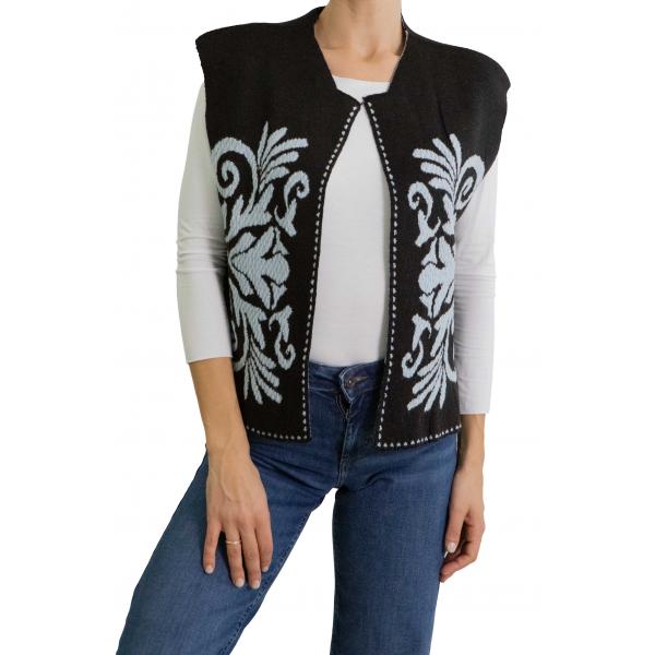 Gilet fantasia aperto